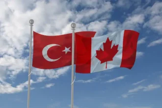 Turkey Canada global defence bank meeting between NATO officials