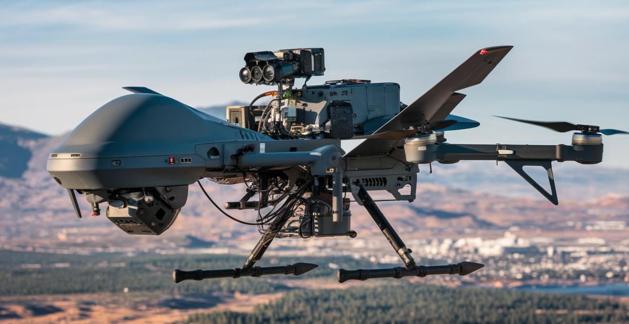 Military command center using AI technology during global AI military ethics debate