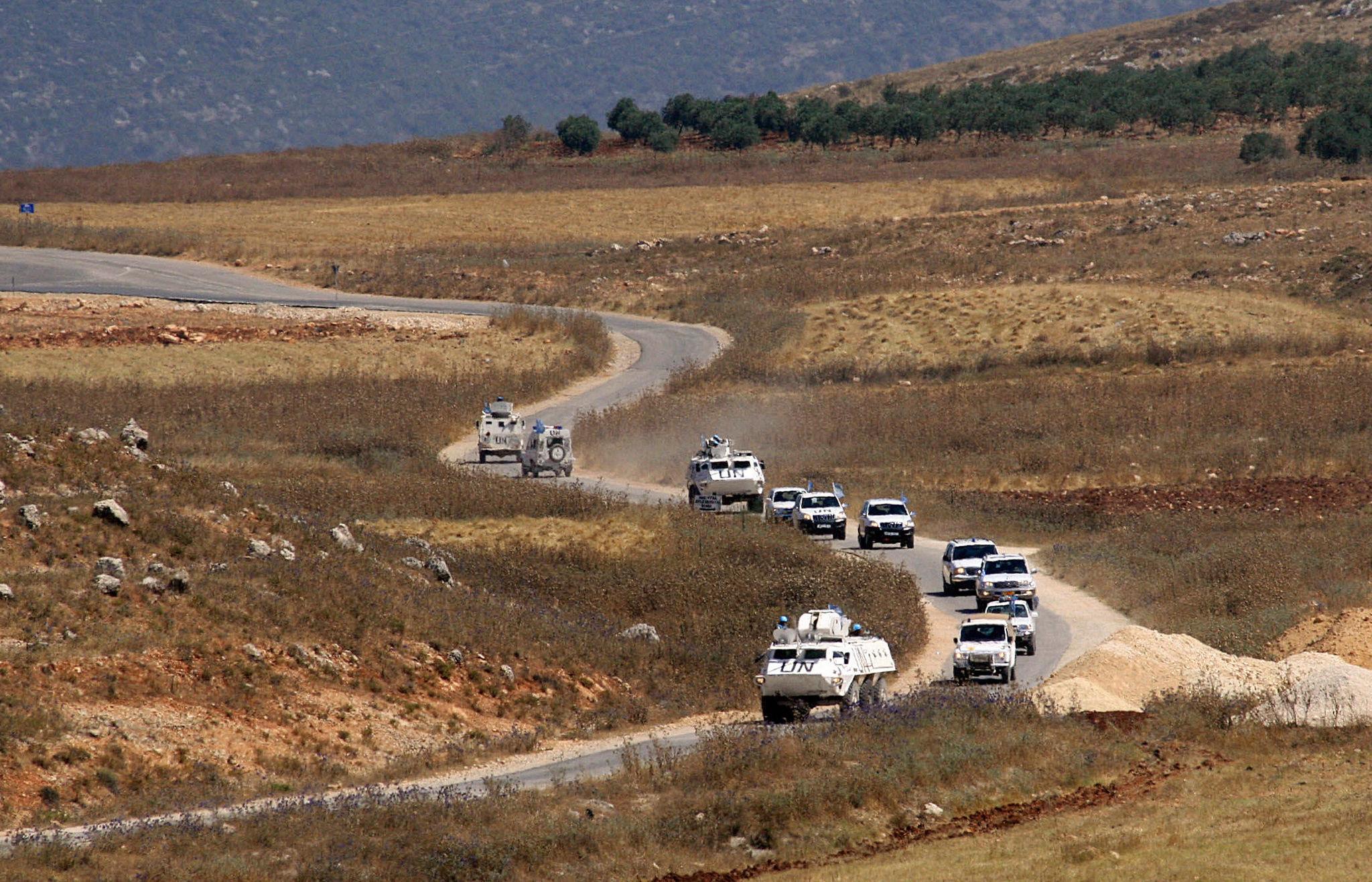 UN peacekeeping challenges visible as UNIFIL patrols southern Lebanon during ceasefire violations