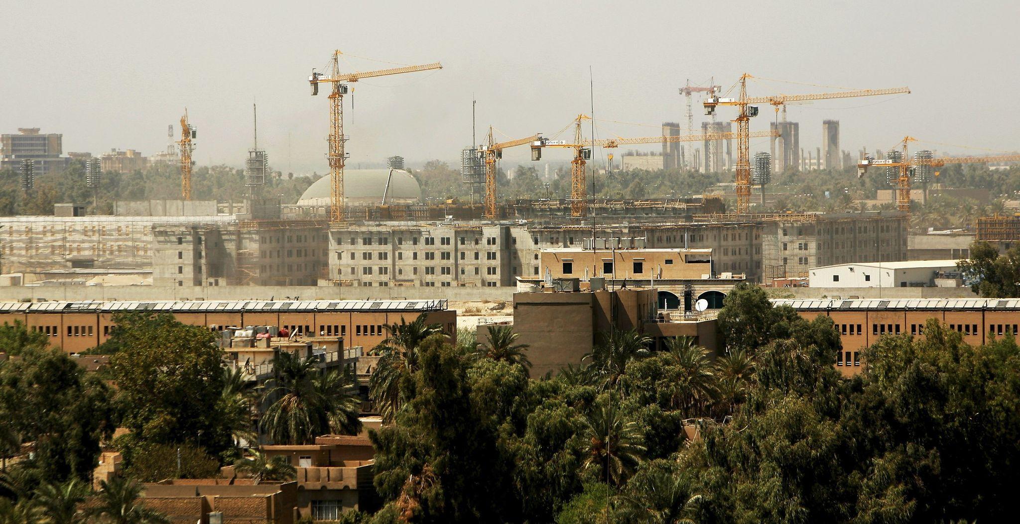 US embassy compound inside Baghdad Green Zone amid Iraq security concerns