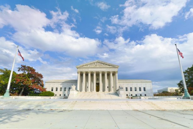Political ad rates case reaches the US Supreme Court in Washington DC