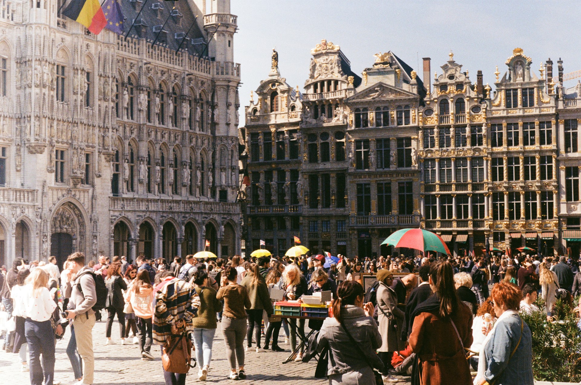 Brussels City Hall at Grand Place during a period of uncertainty over Belgium's federal budget.