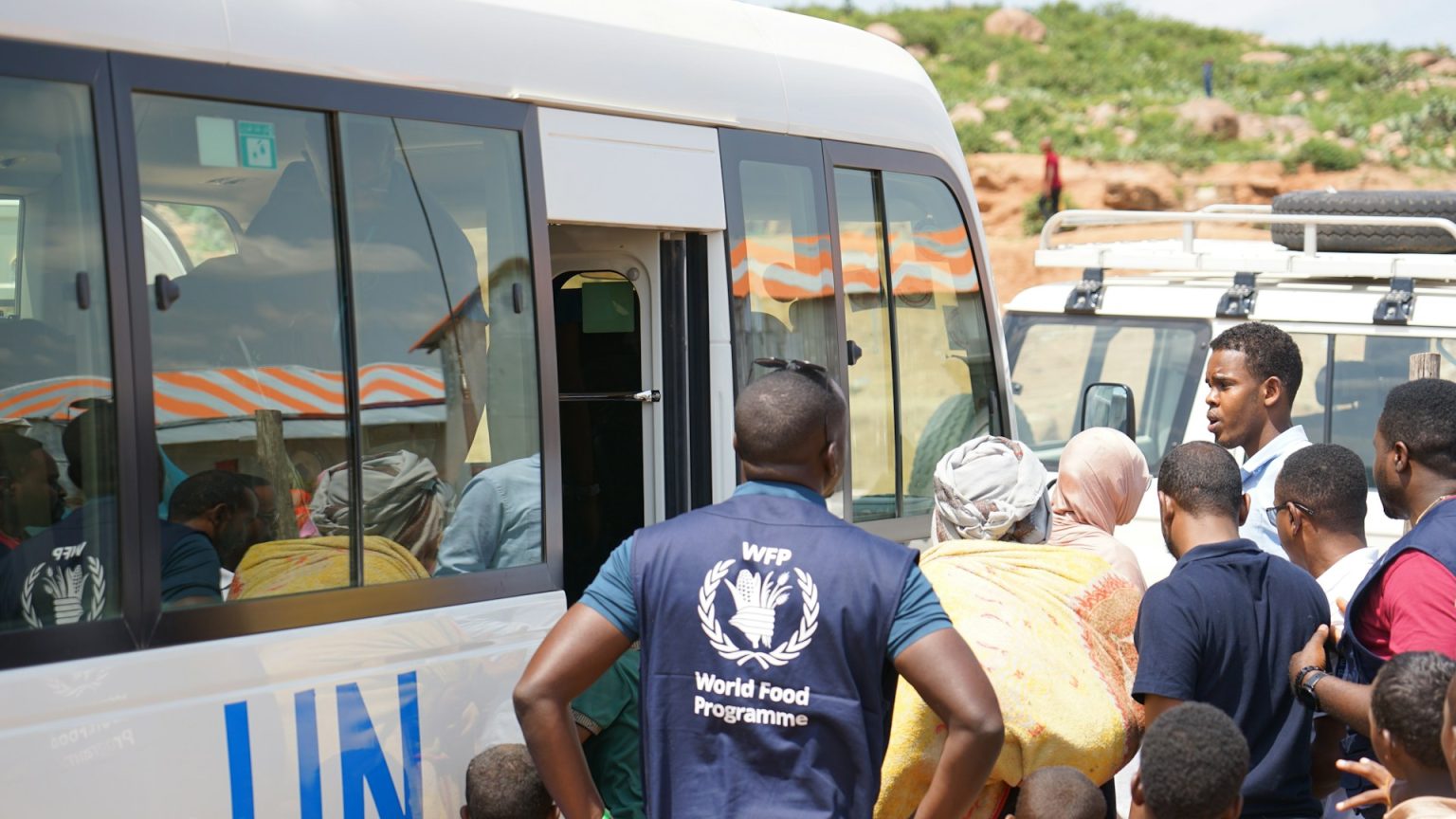 Ethiopia bus crash scene after passenger bus plunged into a river killing at least 28 people in 2026