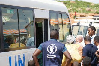 Ethiopia bus crash scene after passenger bus plunged into a river killing at least 28 people in 2026