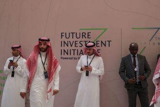 Saudi Arabia wealth fund headquarters in Riyadh during 2026 strategy shift