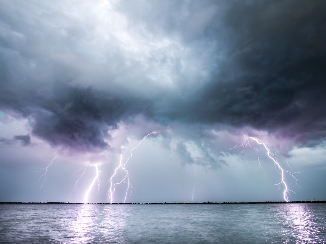 France thunderstorm warning amid lightning and severe storm conditions