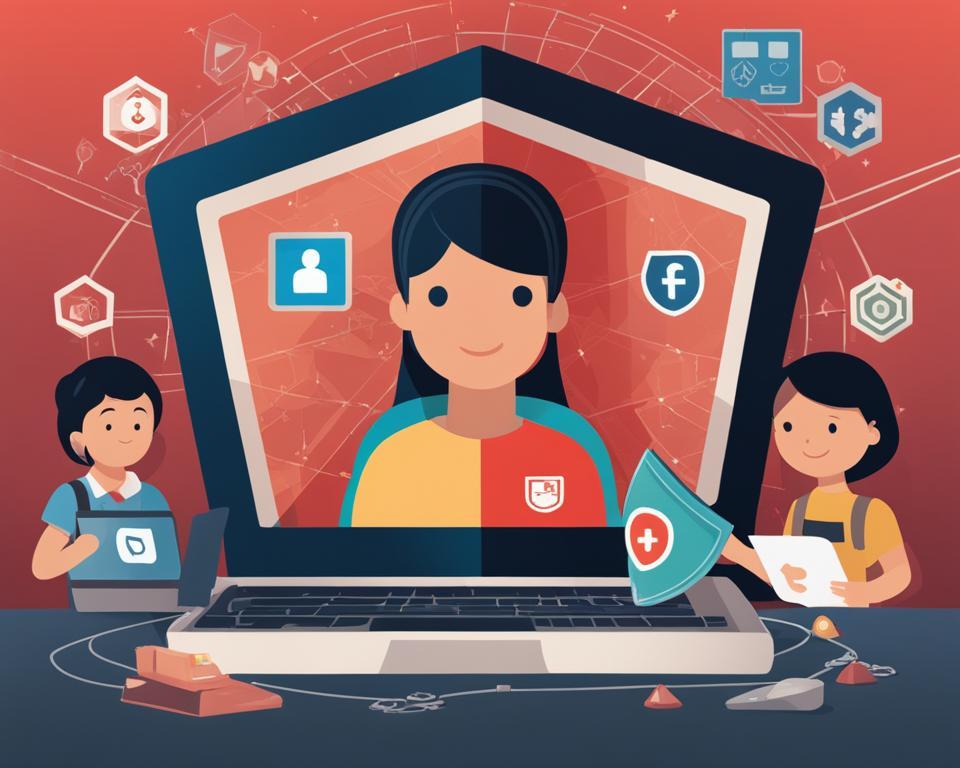 Illustration representing child online safety under Australia's updated tech firms child safety rules