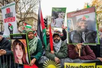 Palestine protests UK solidarity march shows public support for civilians