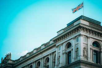 Bank of England building where officials meet to set UK interest rates.