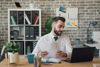 UK business registration guide showing a new company director completing post-registration tasks