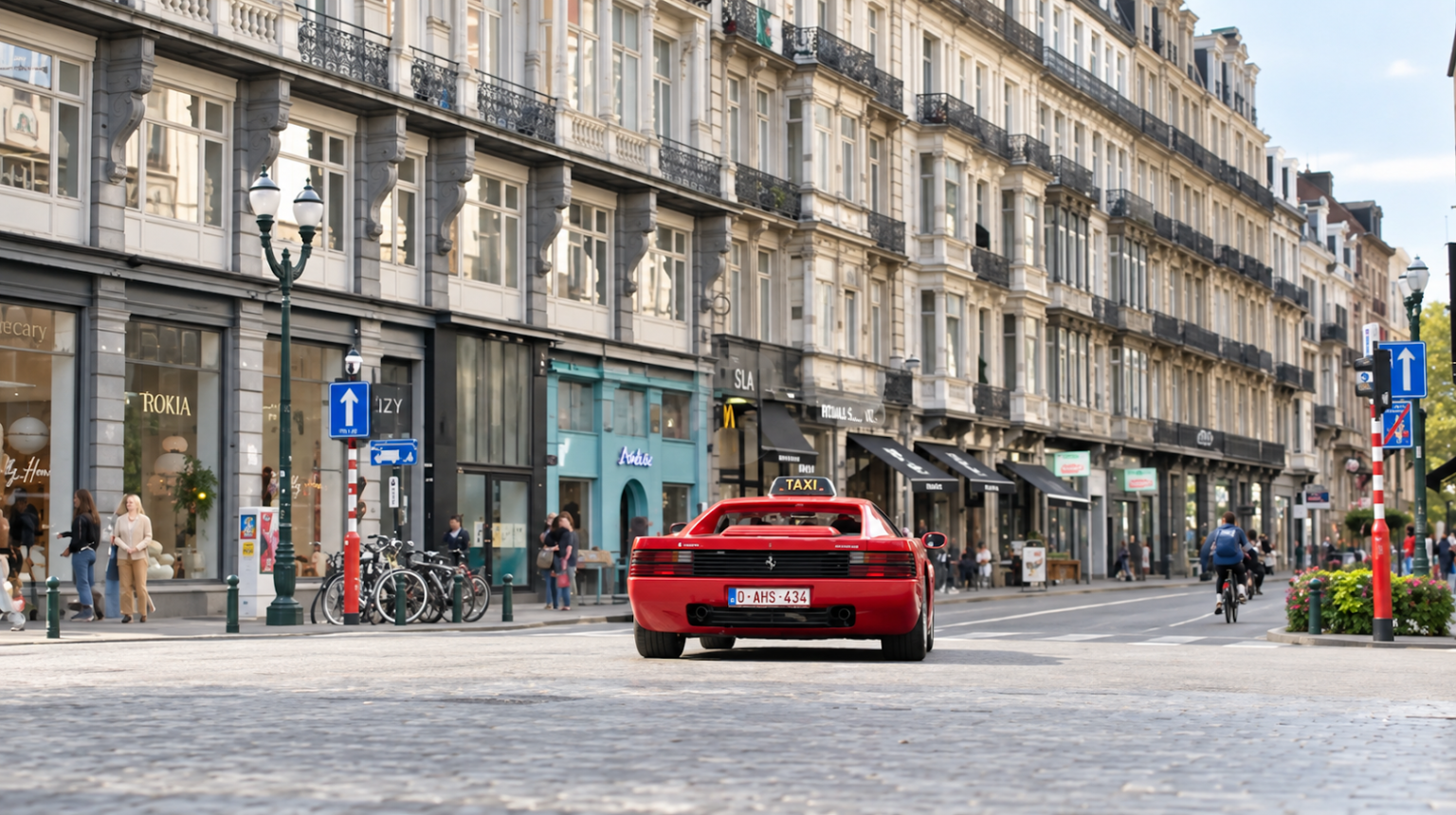 Autoworld Brussels classic cars transformed into taxis for the museum’s 40th anniversary