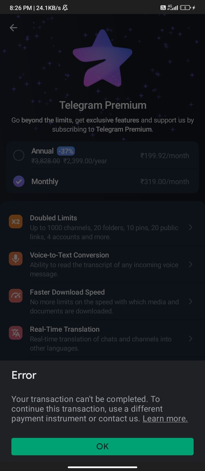 Russia internet censorship showing Telegram VPN block impact on users