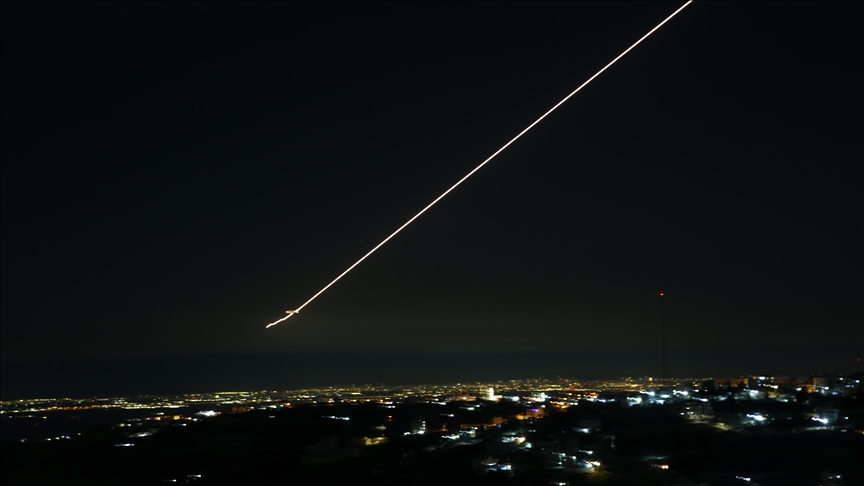Emergency responders deployed following missile attack Israel in Tel Aviv