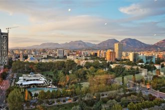 Albania judicial system Tirana skyline EU accession reforms 2026