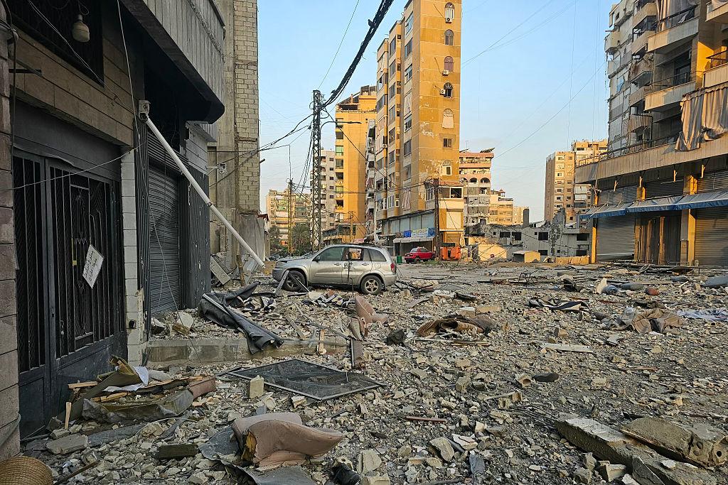 civilians fleeing homes during Lebanon war displacement crisis after Israeli airstrikes
