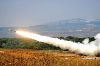 Hezbollah attacks Israel with rockets launched from southern Lebanon toward northern Israeli border