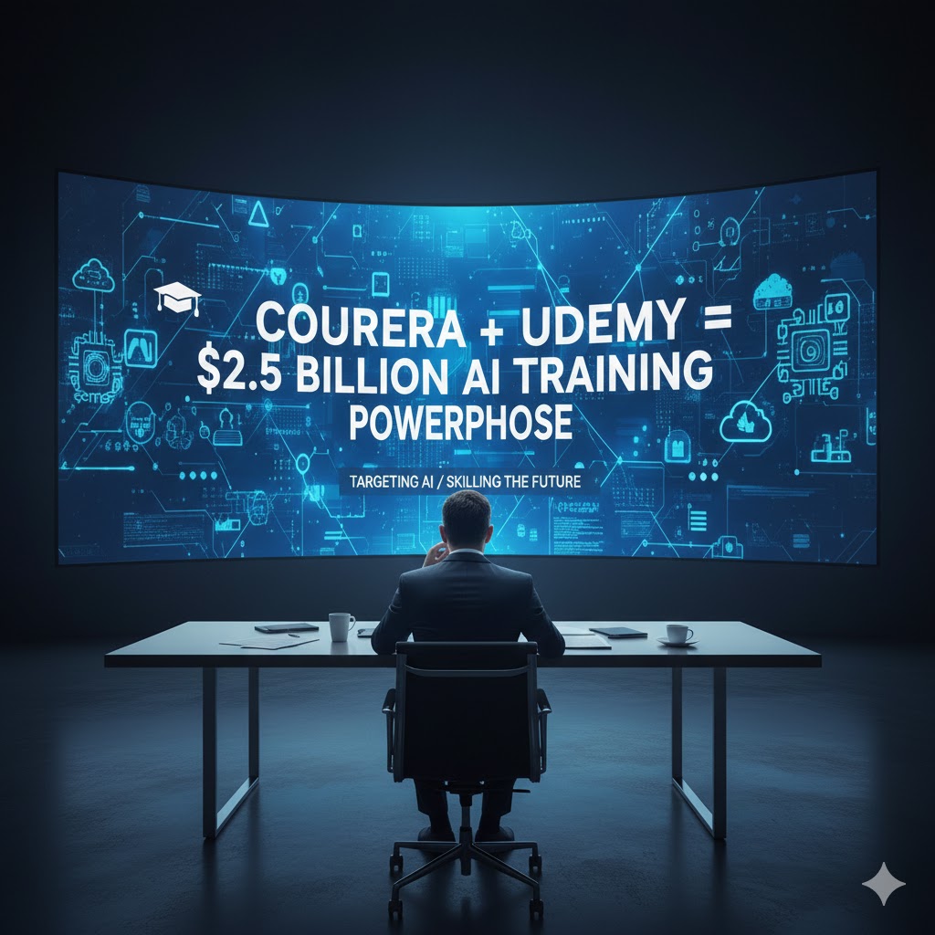 Coursera to Buy Udemy, Creating $2.5 Billion Firm to Target AI Training