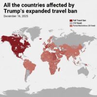 All the countries affected by Trump’s expanded travel ban