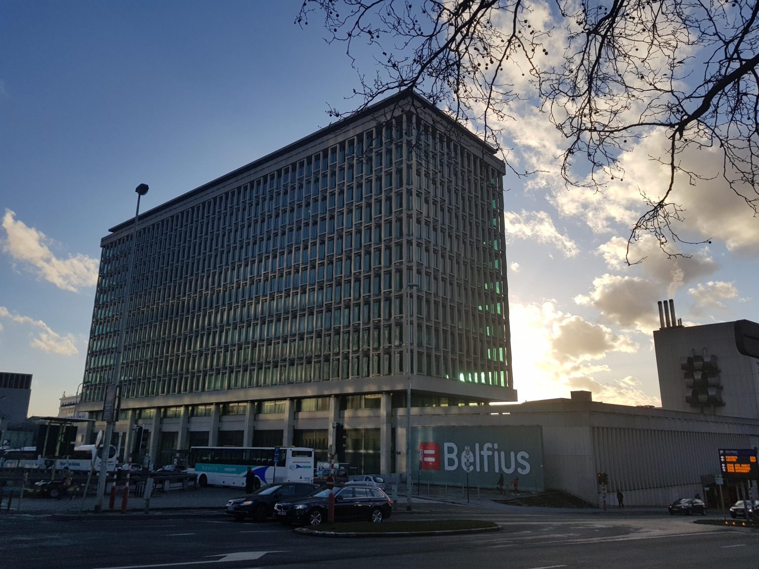 Belfius privatisation as Belfius Bank headquarters stands in Brussels Belgium