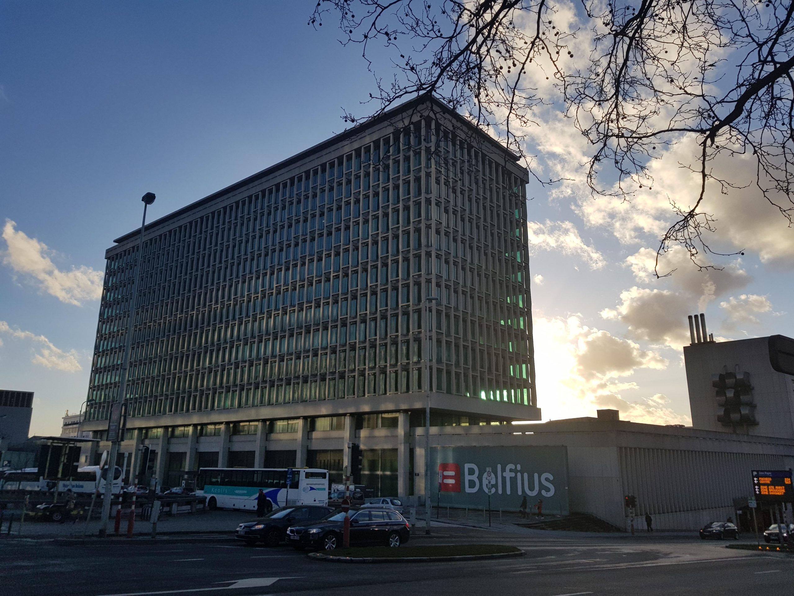Belfius privatisation as Belfius Bank headquarters stands in Brussels Belgium