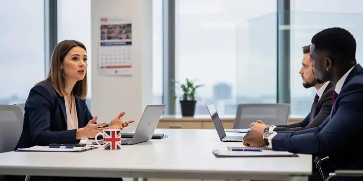 Business professionals discussing the best business structure for UK business formation before incorporation