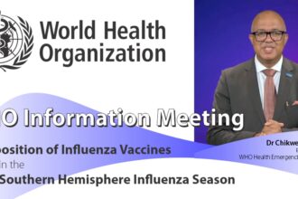 US influenza vaccine meeting 2026 Washington with health officials reviewing flu strain data