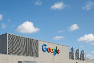Google AI data center connected through Verizon fiber network