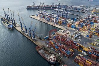 Cargo ship near Odesa after Russian strike in Black Sea