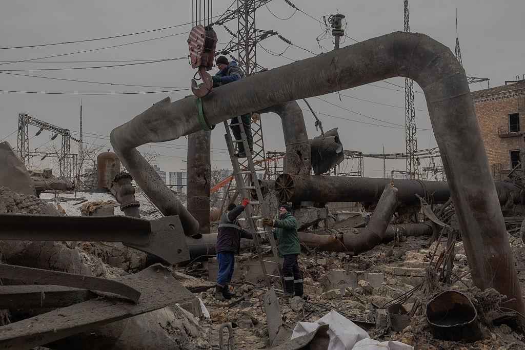 Ukraine power grid attack causes blackout across Kyiv neighborhoods