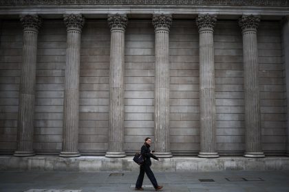 Traders monitoring UK interest rate outlook in London financial markets