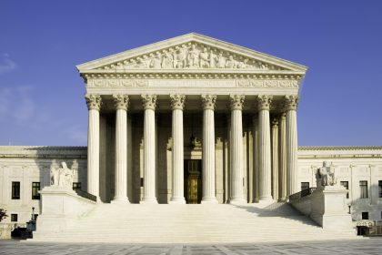 Transgender athlete policy under review at the U.S. Supreme Court building in Washington, D.C.