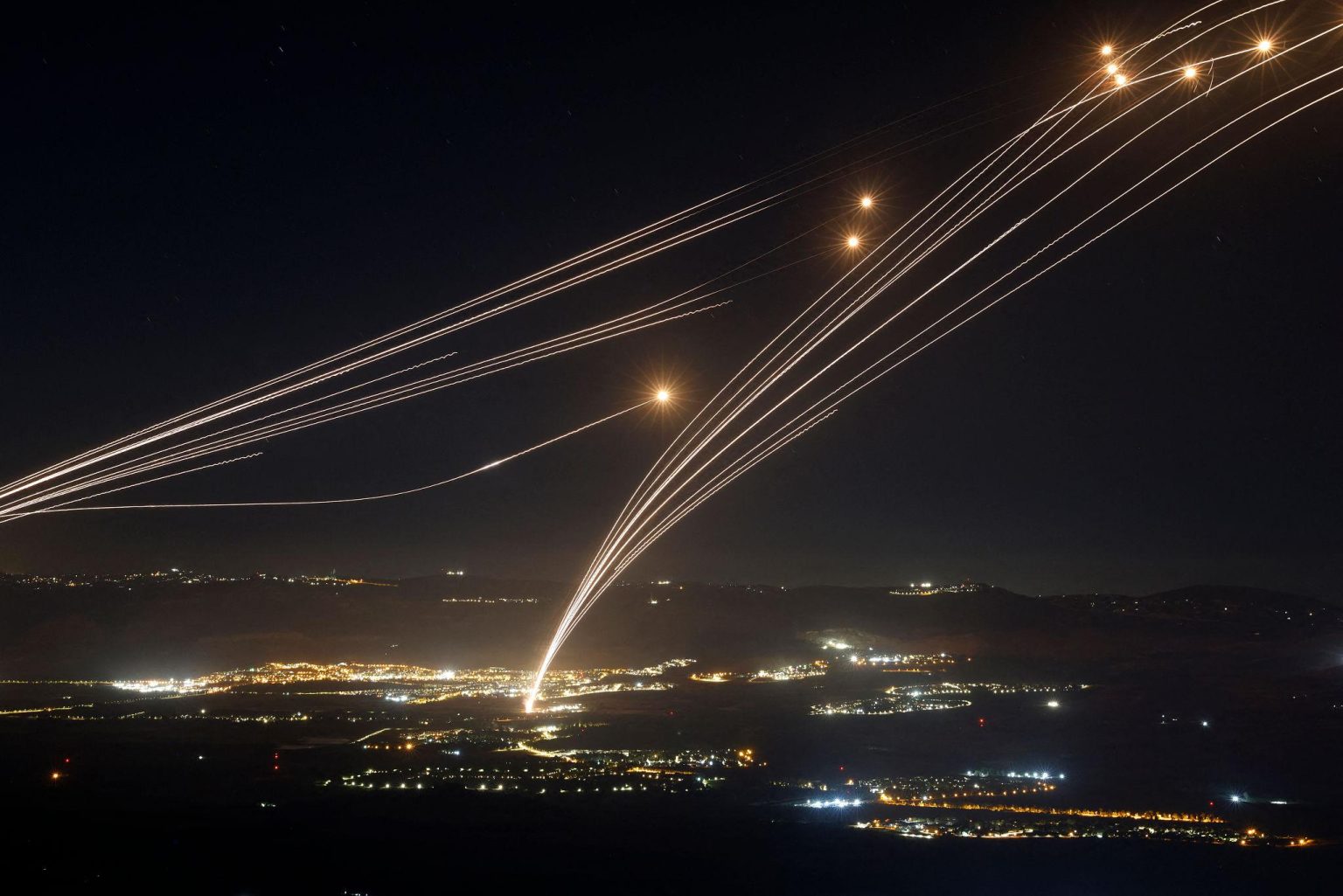 Lebanon Israel escalation debris in residential area