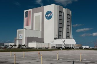 The International Space Station orbiting Earth during the NASA Air Leak Updates emergency.