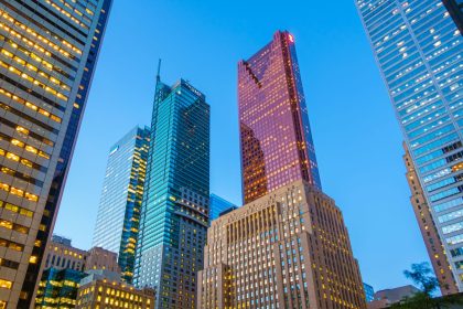 Canada financial markets as Canada's banking regulator lowers the stability buffer for major banks to increase lending capacity in Ottawa, Canada, 2026